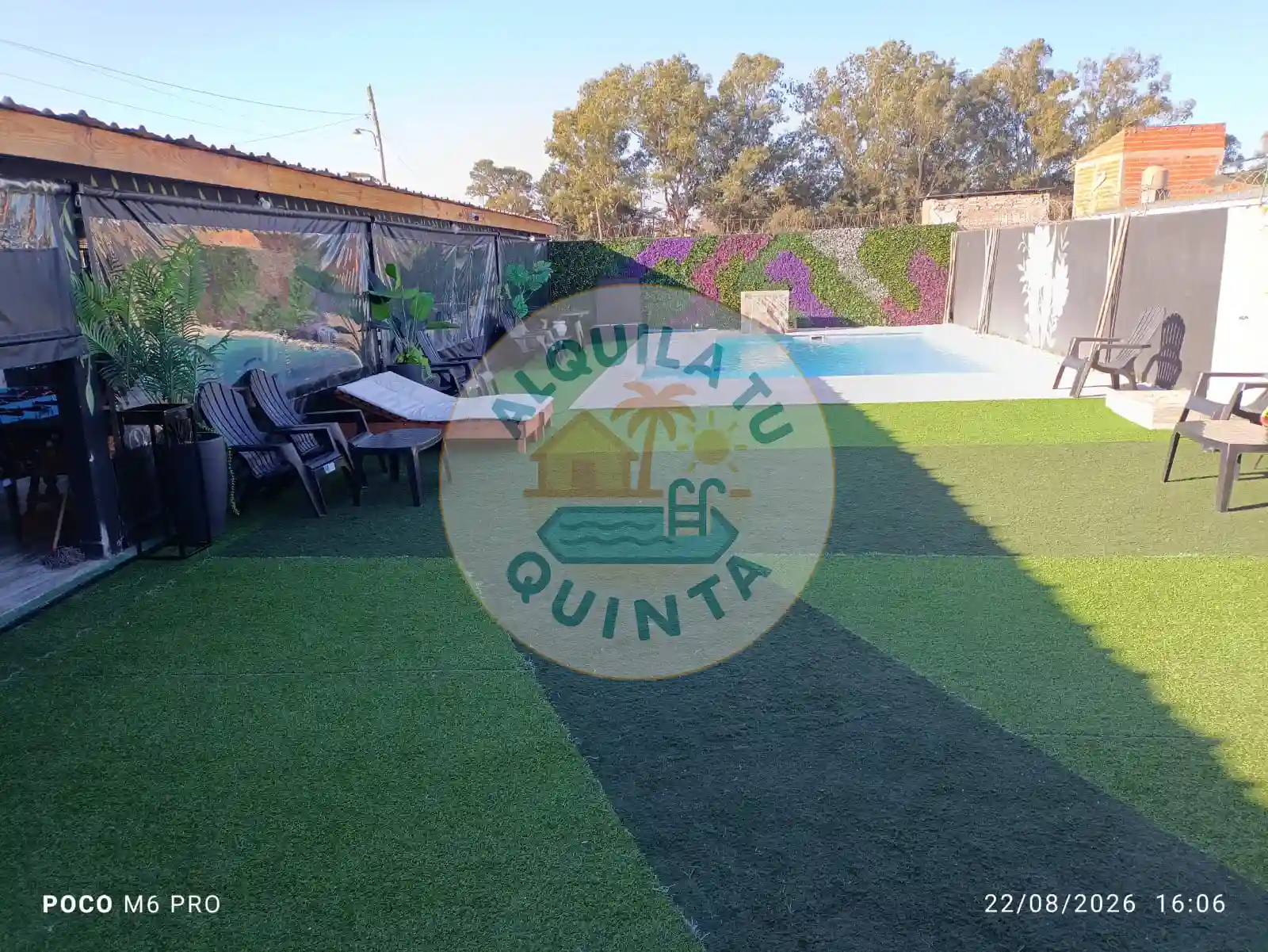 Pileta y parque - Quinta N.º 12 — Ministro Rivadavia