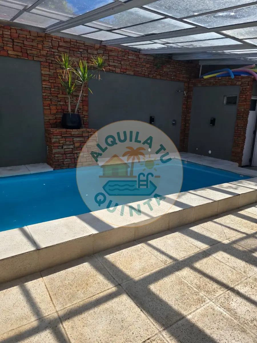 Pileta y parque - Quincho N.º 5 — Pileta climatizada — Gerli, Avellaneda